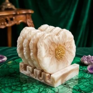 Epoxy Heart Coaster Set